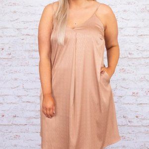 Like a Mirage Dress, Rose Gold